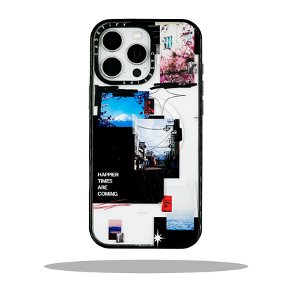Funda Happier times Estilo Casetify Magsafe Para Iphone