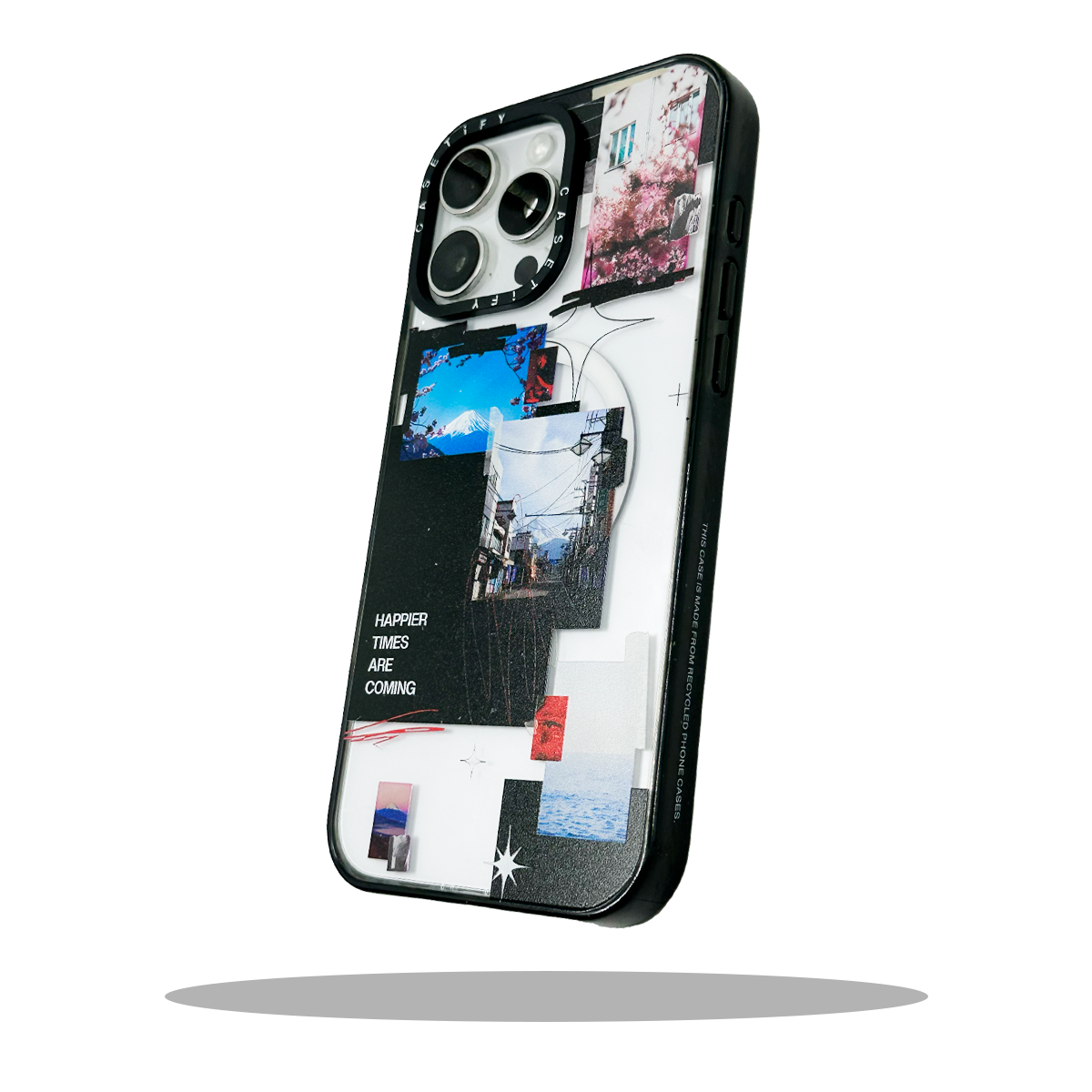 Funda Happier times Estilo Casetify Magsafe Para Iphone