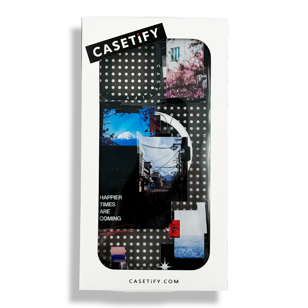Funda Happier times Estilo Casetify Magsafe Para Iphone